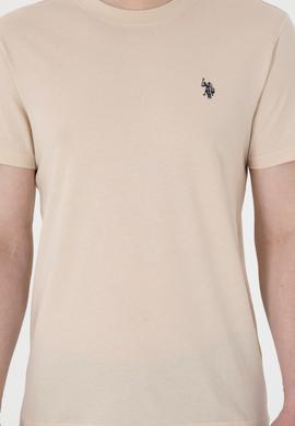 Erkek Regular Fit Bisiklet Yaka Taş Basic Tişört - 50298015063