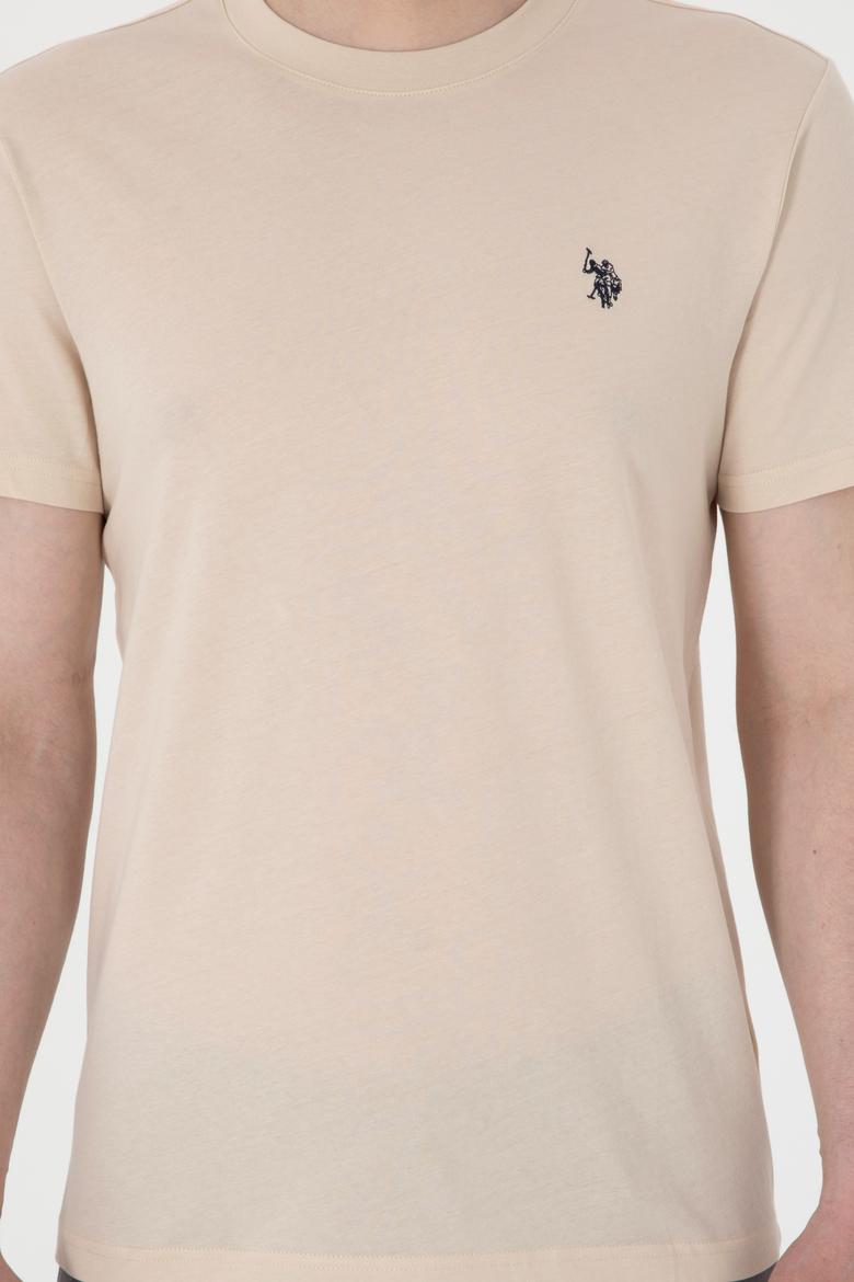 Erkek Regular Fit Bisiklet Yaka Taş Basic Tişört - 50298015063