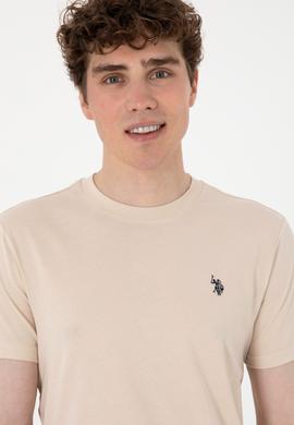 Erkek Regular Fit Bisiklet Yaka Taş Basic Tişört - 50298015063