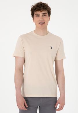 Erkek Regular Fit Bisiklet Yaka Taş Basic Tişört - 50298015063