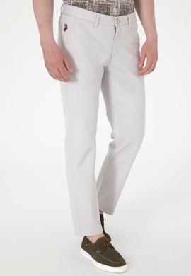 Erkek Açık Gri Kanvas / Chino Pantolon - 50299181669
