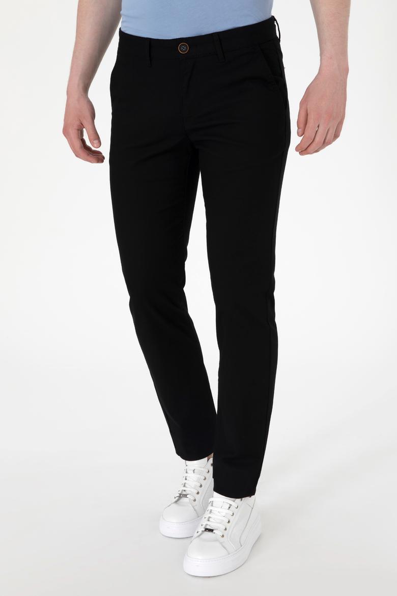 Erkek Siyah Kanvas Pantolon - 50299191129