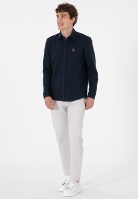 Erkek Lacivert Örme Gömlek - 50300402017