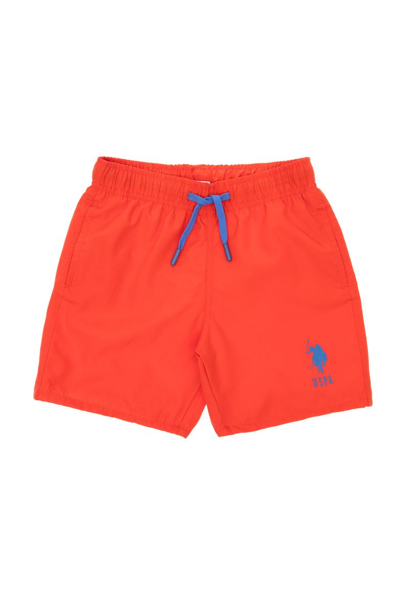 Erkek Çocuk Kırmızı Deniz Şortu