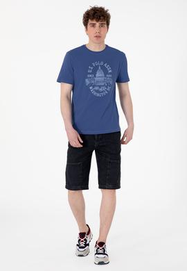 Erkek Siyah Jean Şort - 50304379003