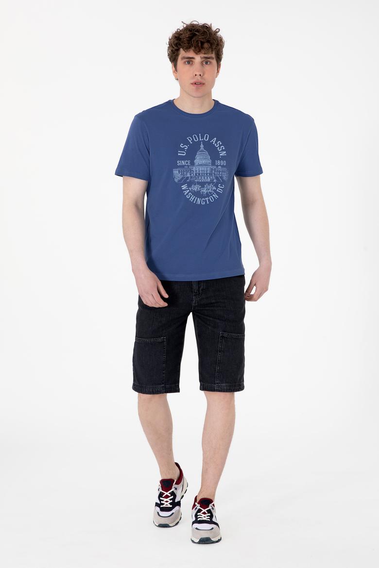 Erkek Siyah Jean Şort