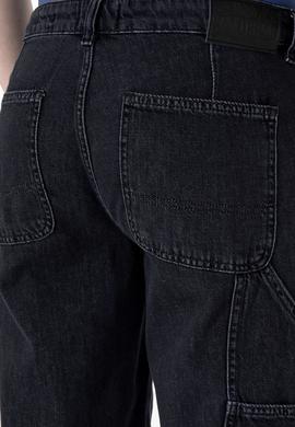 Erkek Siyah Jean Şort - 50304379003