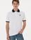 Erkek Regular Fit Polo Yaka Beyaz Basic Tişört