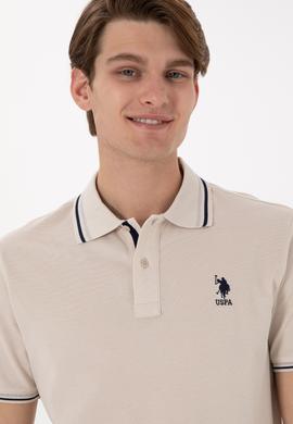 Erkek Regular Fit Polo Yaka Taş Basic Tişört - 50306011117