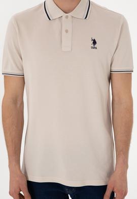 Erkek Regular Fit Polo Yaka Taş Basic Tişört - 50306011117