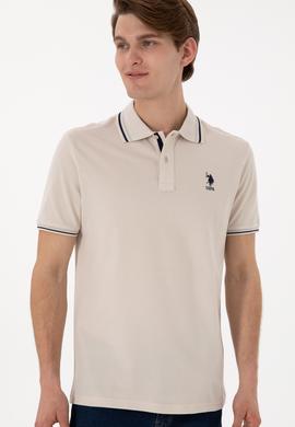 Erkek Regular Fit Polo Yaka Taş Basic Tişört - 50306011117