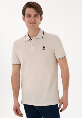 Erkek Regular Fit Polo Yaka Taş Basic Tişört - 50306011117