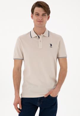 Erkek Regular Fit Polo Yaka Taş Basic Tişört - 50306011117