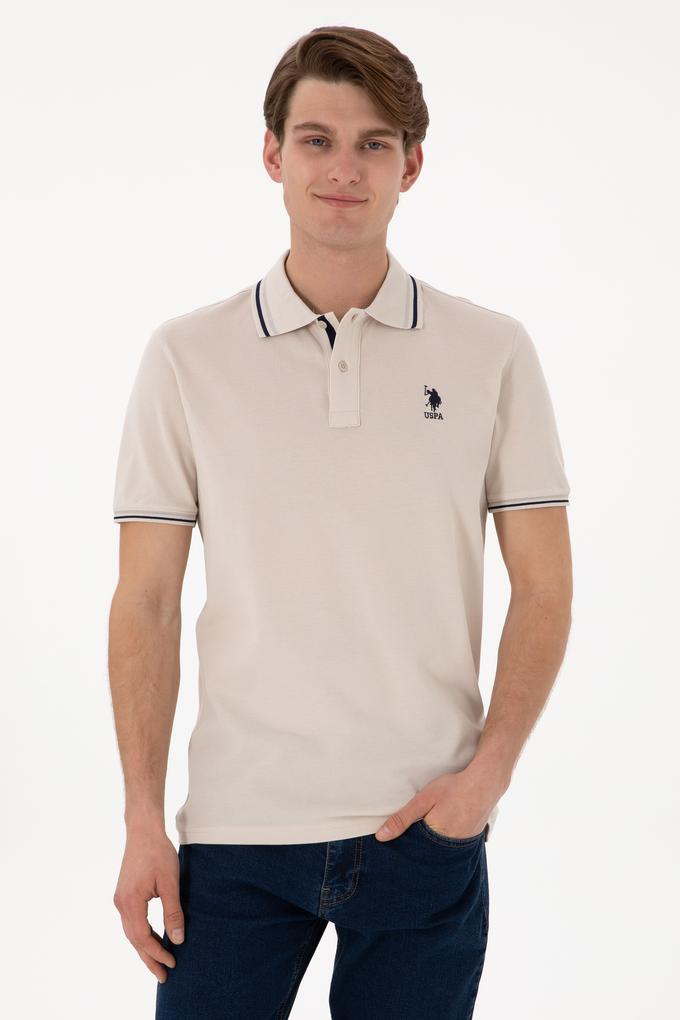 Erkek Regular Fit Polo Yaka Taş Basic Tişört