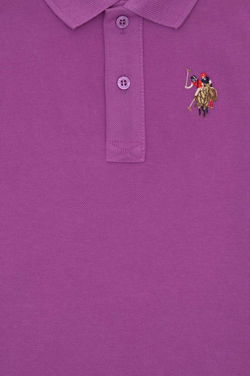 Erkek Çocuk Menekşe Basic Polo Yaka Tişört