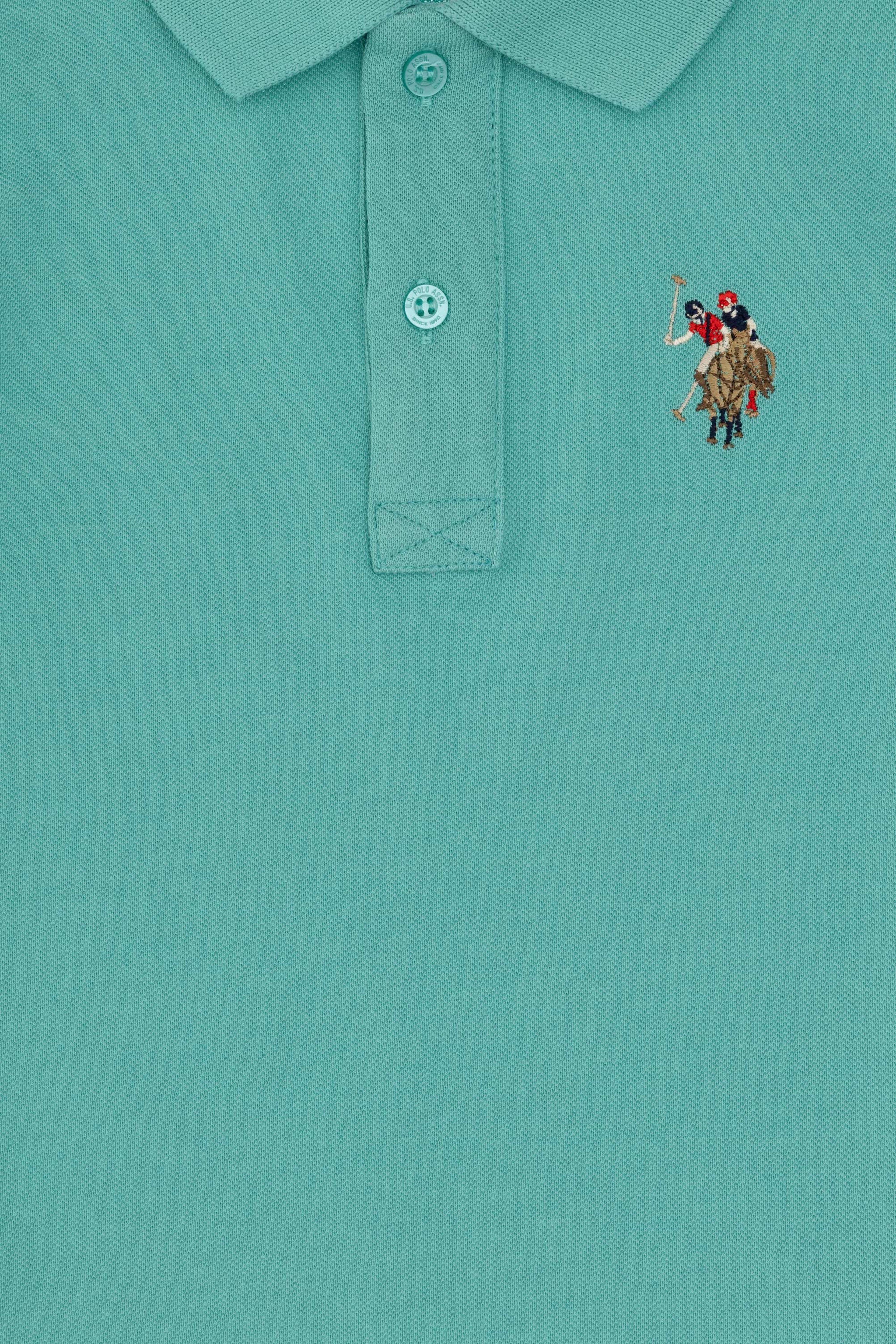 Erkek Çocuk Mint Basic Polo Yaka Tişört - Image 6