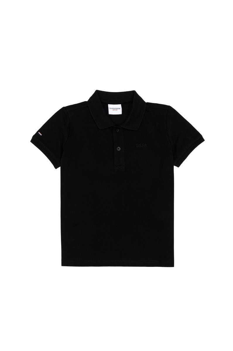 Erkek Çocuk Siyah Basic Tişört