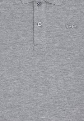 Erkek Çocuk Gri Melanj Basic Tişört - 50306495027