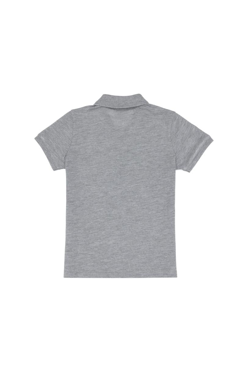 Erkek Çocuk Gri Melanj Basic Tişört