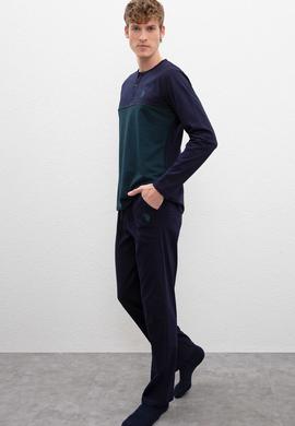 Erkek Yeşil Pijama - 50223856008