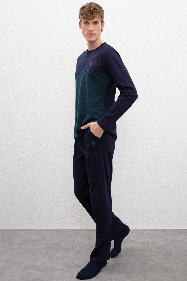 Erkek Yeşil Pijama - 50223856008