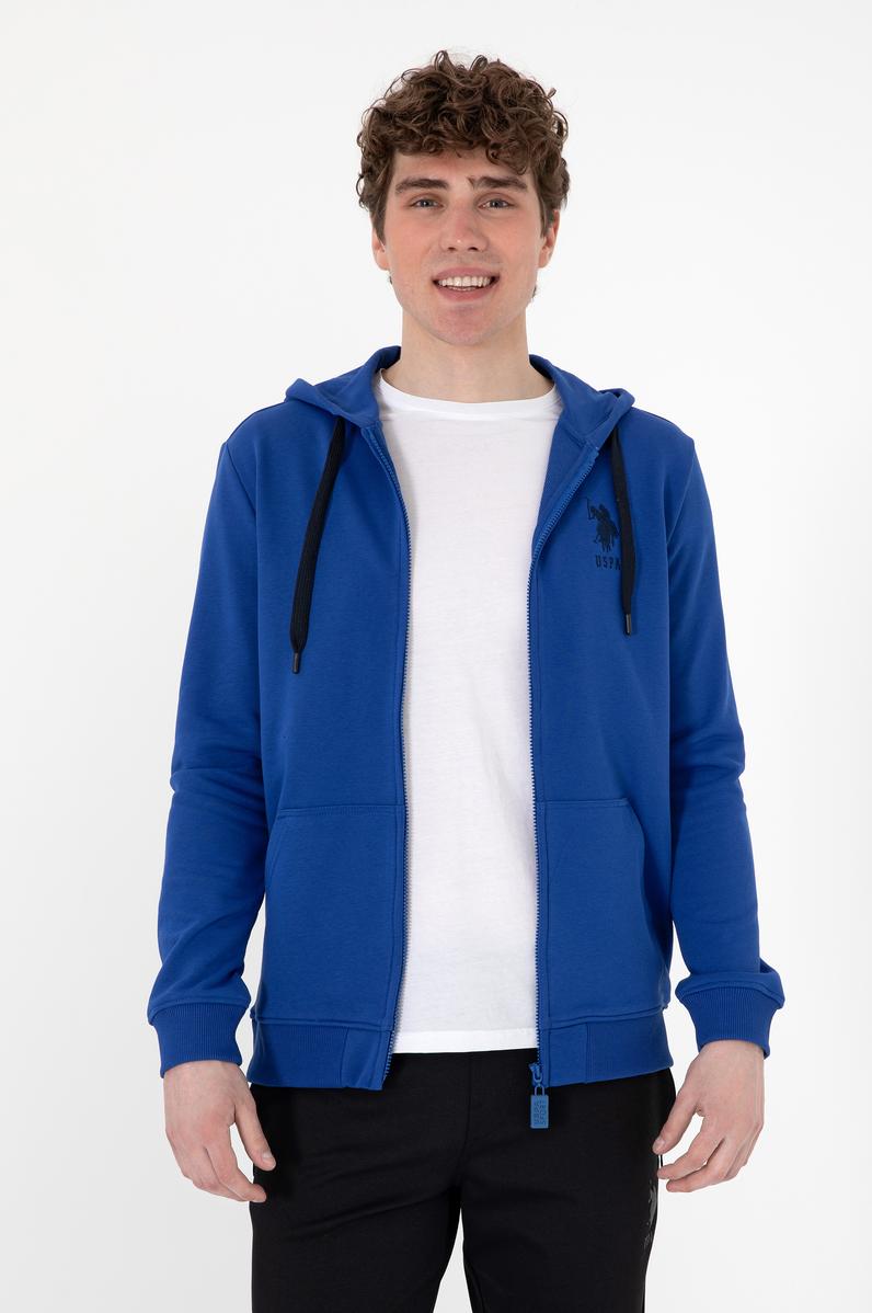 Erkek Saks Örme Hırka