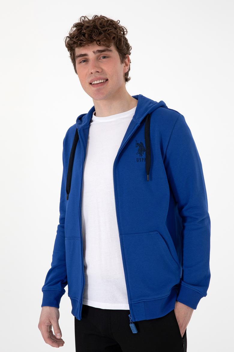 Erkek Saks Örme Hırka - 50289028081