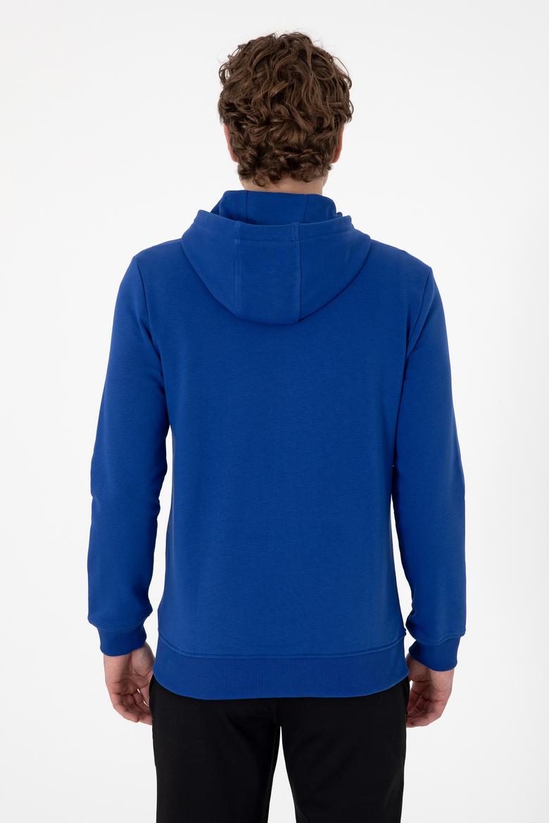 Erkek Saks Örme Hırka - 50289028081