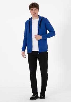 Erkek Saks Örme Hırka - 50289028081