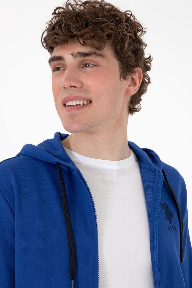 Erkek Saks Örme Hırka - 50289028081