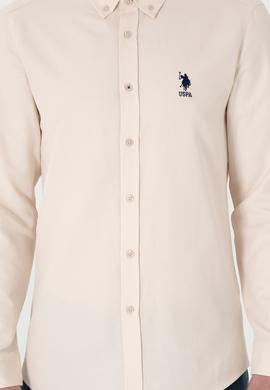 Erkek Taş Uzun Kollu Basic Gömlek - 50295897074