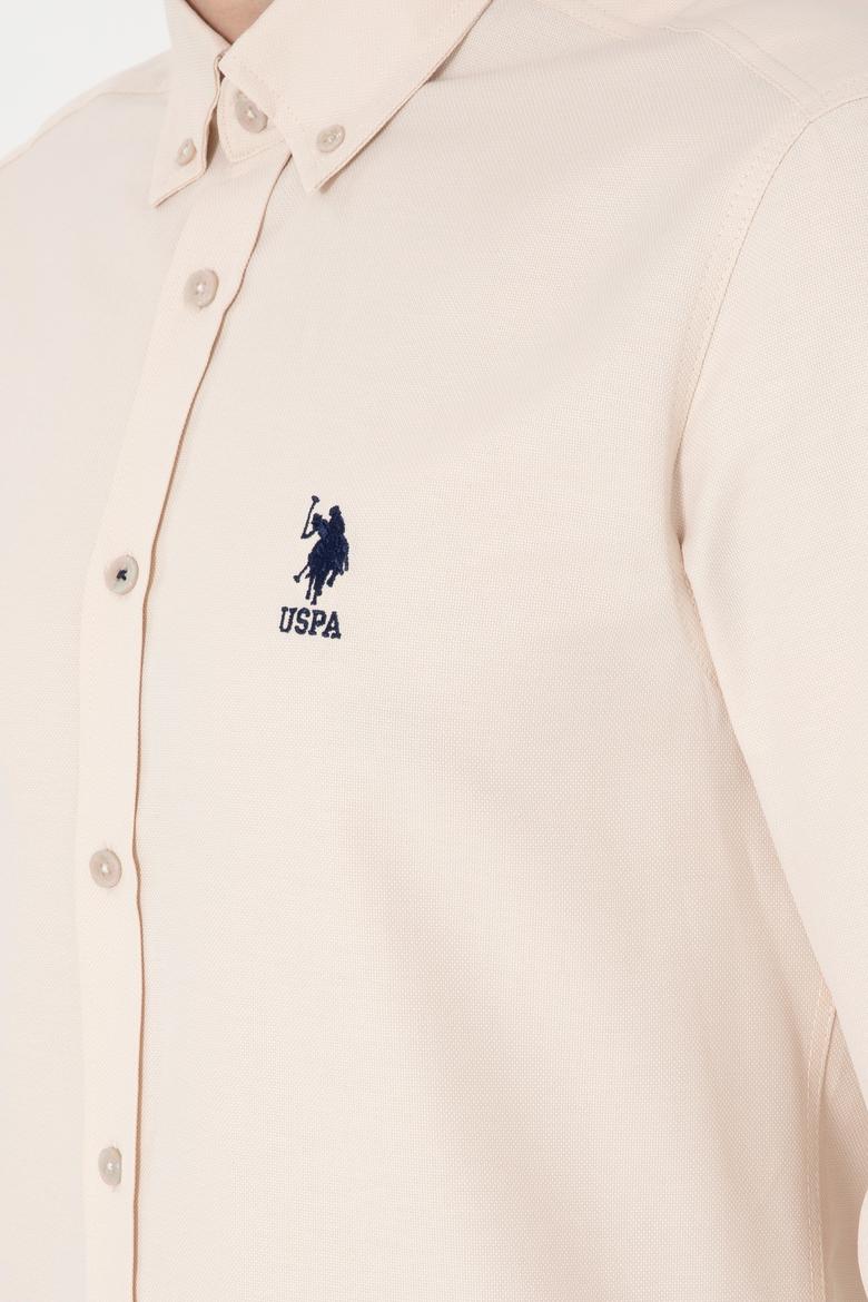 Erkek Taş Uzun Kollu Basic Gömlek - 50295897074