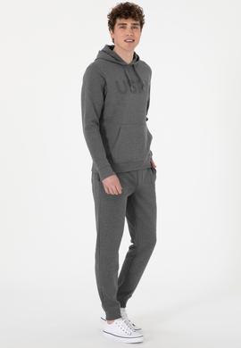 Erkek Antrasit Melanj Eşofman Altı - 50289054021