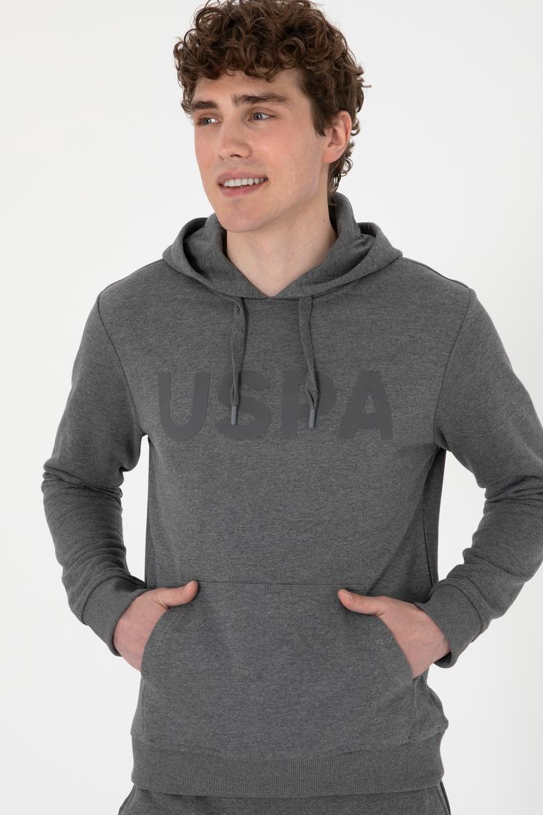 Erkek Antrasit Melanj Basic Sweatshirt - 50289056031