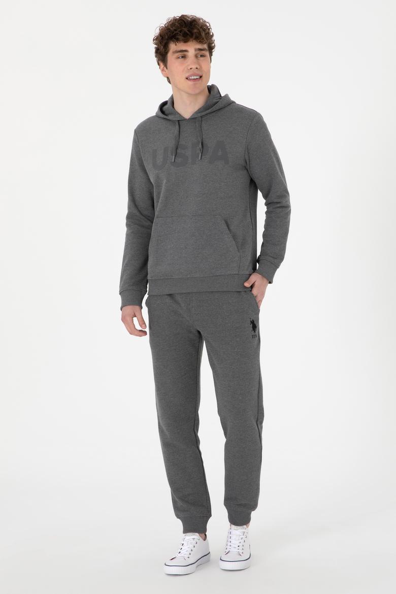 Erkek Antrasit Melanj Basic Sweatshirt - 50289056031