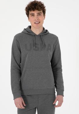 Erkek Antrasit Melanj Basic Sweatshirt - 50289056031