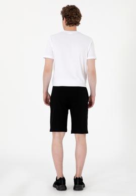 Erkek Siyah Örme Şort - 50298038049