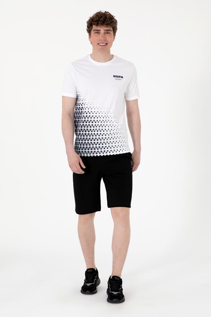 Erkek Siyah Örme Şort