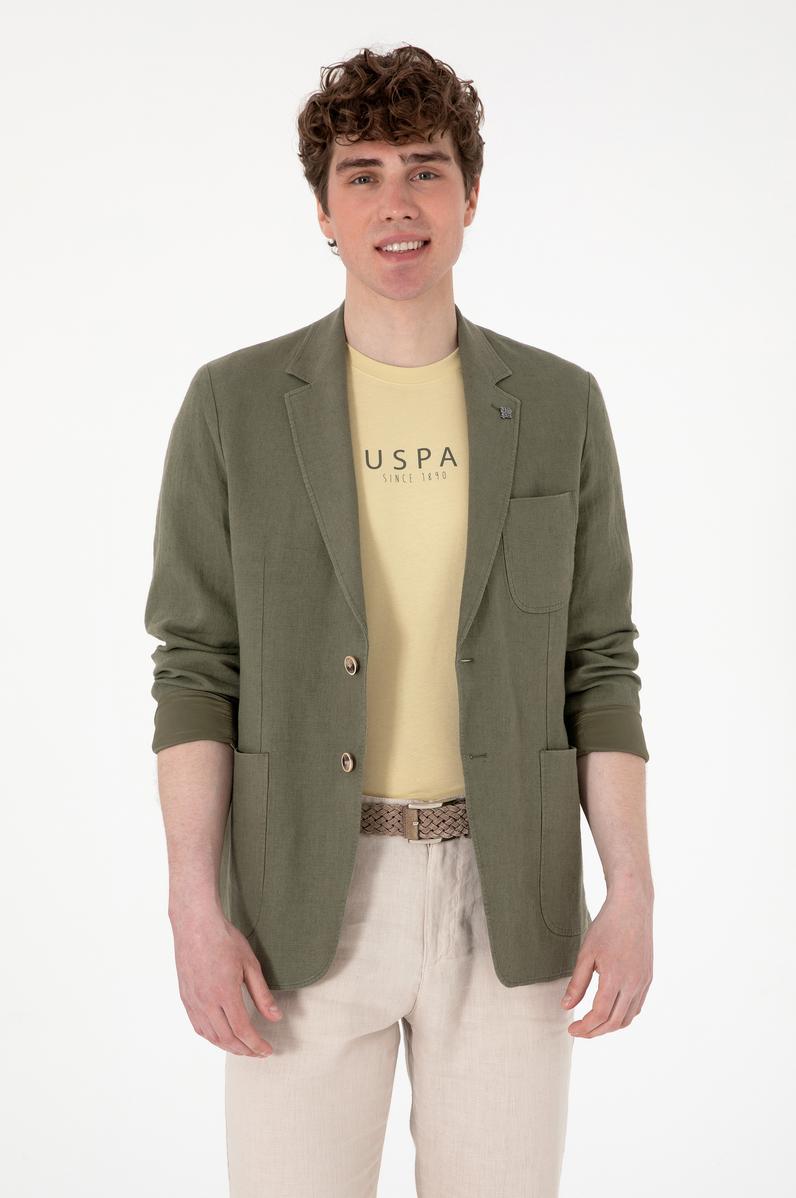 Erkek Koyu Haki Ceket