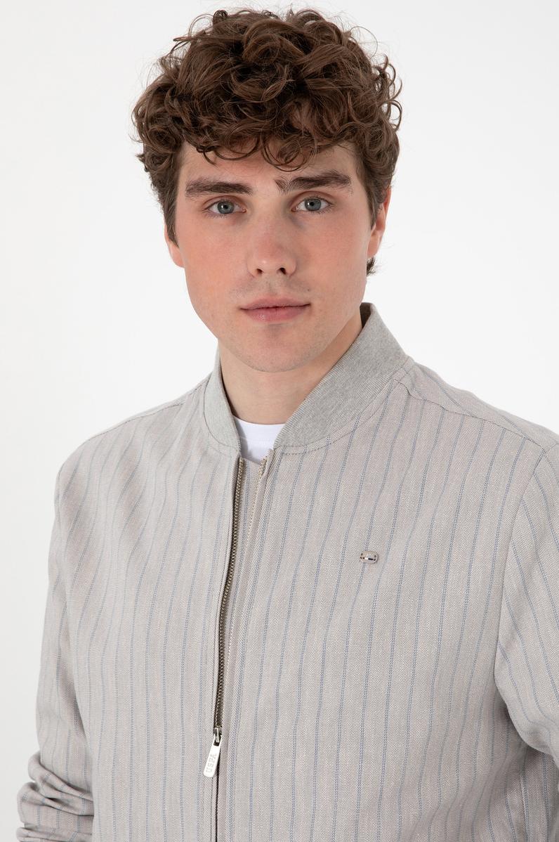 Erkek Açık Gri Ceket