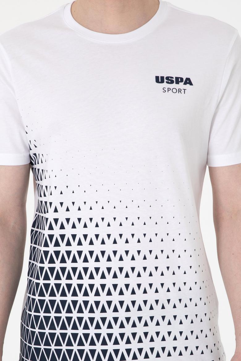 Erkek Regular Fit Bisiklet Yaka Beyaz Tişört - 50300264007