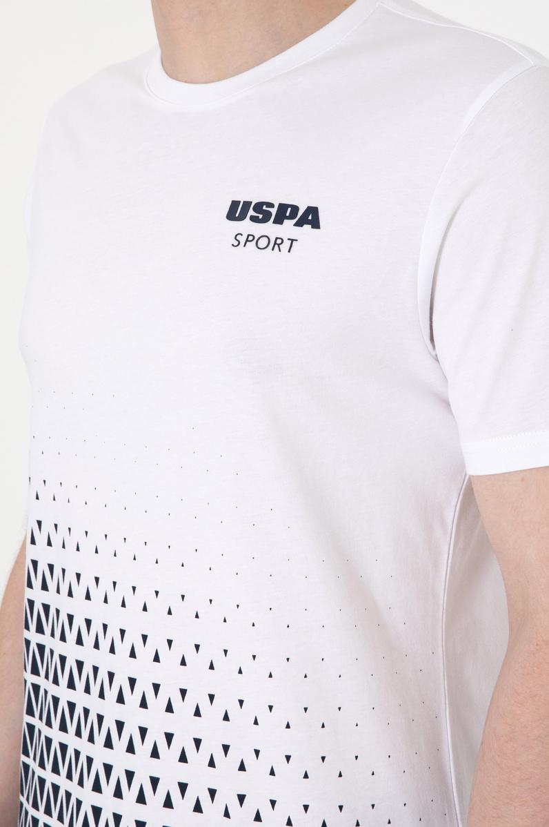 Erkek Regular Fit Bisiklet Yaka Beyaz Tişört