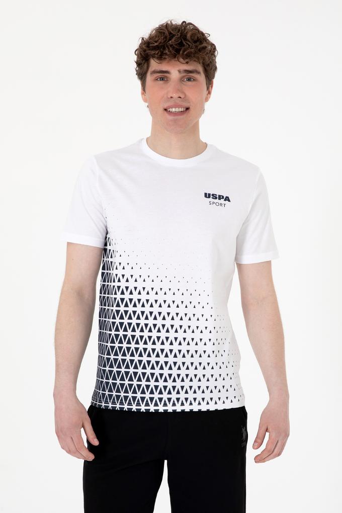 Erkek Regular Fit Bisiklet Yaka Beyaz Tişört