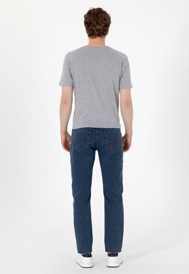 Erkek Mavi Straight Jean Pantolon - 50304404002