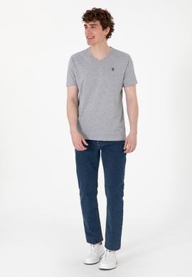 Erkek Mavi Straight Jean Pantolon - 50304404002