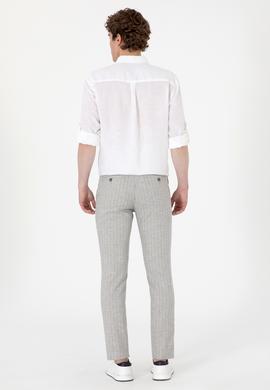 Erkek Açık Gri Kanvas Pantolon - 50300400101