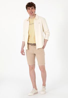 Erkek Krem Örme Hırka - 50299754007