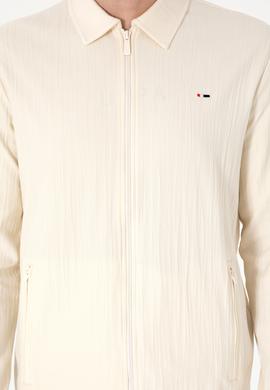 Erkek Krem Örme Hırka - 50299754007