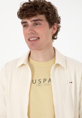 Erkek Krem Örme Hırka - 50299754007