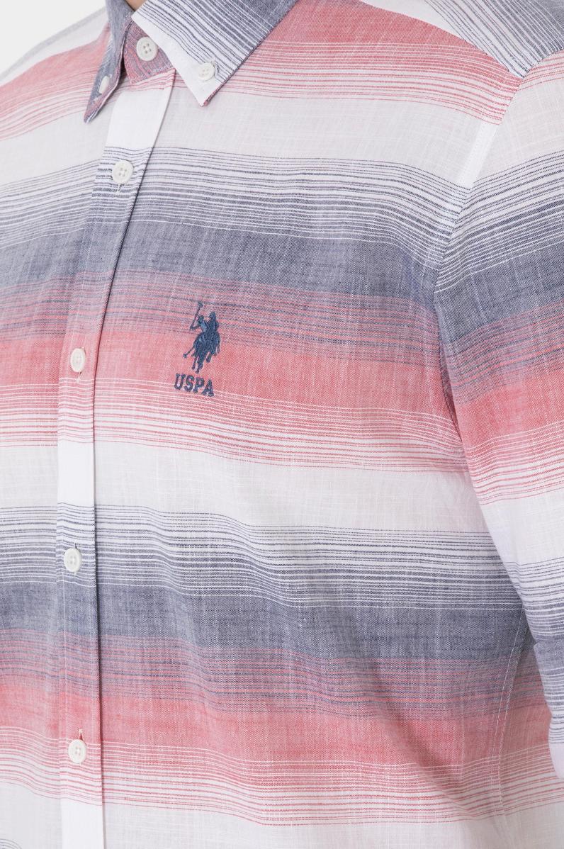 Erkek Kırmızı Uzun Kollu Gömlek